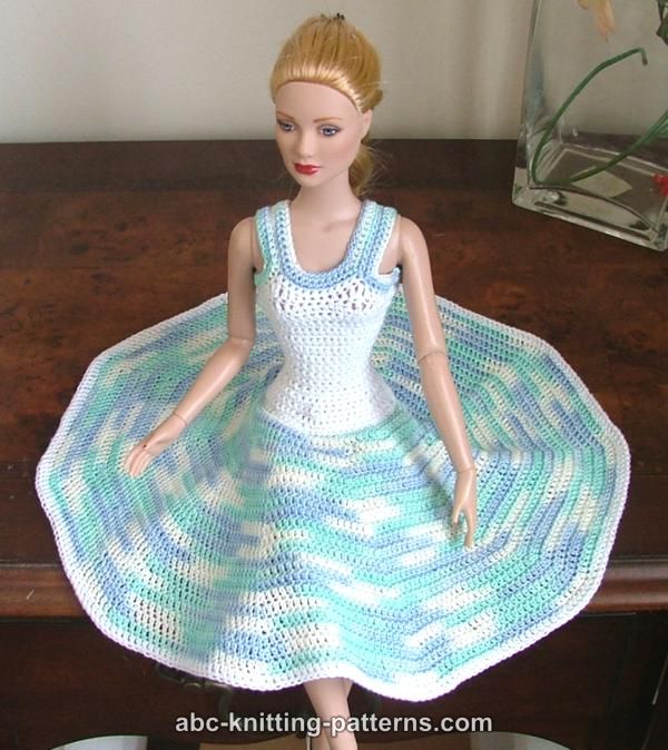 18 Knit Barbie Fashion Doll Knitting Patterns Nurse Ballet Gown