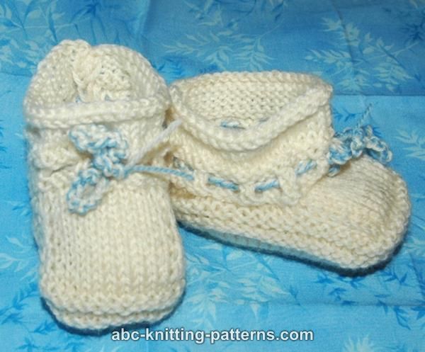 Baby Booties = knit, free knitting pattern, booties, baby booties