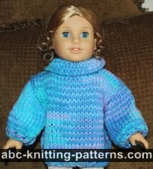 American Girl Doll Basic Oversized Sweater
