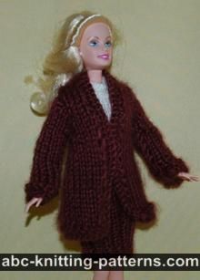 Barbie Elegant 2-Piece Suit (Long Coat and Skirt)