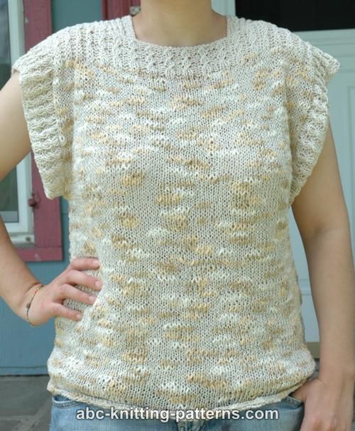 ABC Knitting Patterns Katia Summer Top