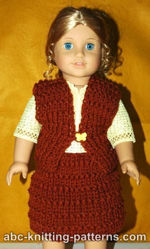 knitting patterns for American Girl Dolls. american girl, knit
