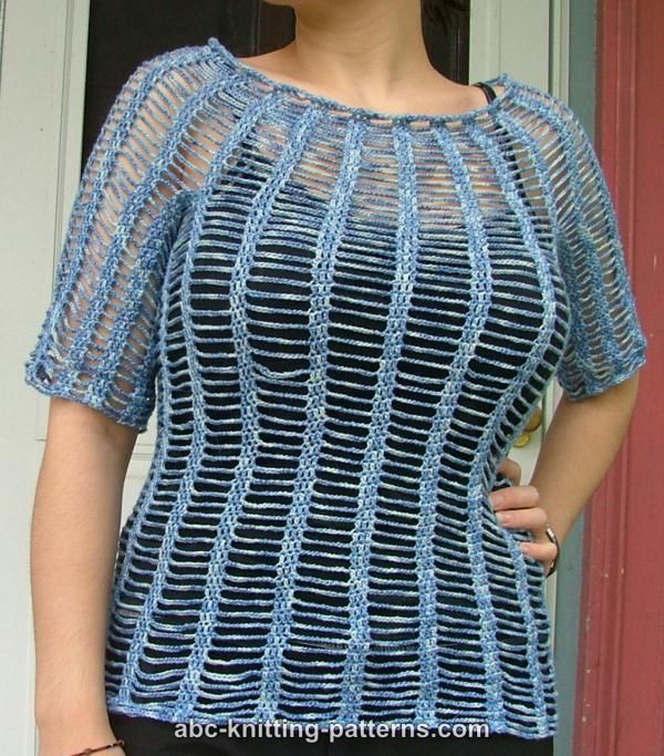 ABC Knitting Patterns - Summer Chain Top
