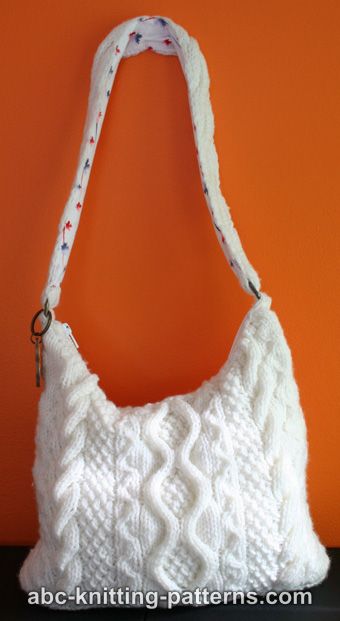 Abc Knitting Patterns Knit Bag...