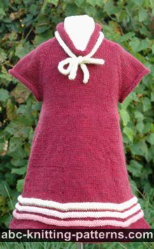 Girl's Old-Time Raglan Banded Dress