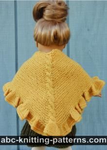 American Girl Doll Ruffle Shawl