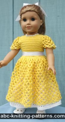 American girl doll dress patterns