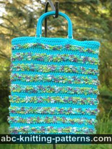 Caribbean Beaches Crochet Tote Bag