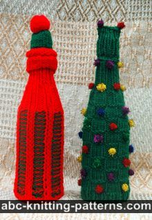 Christmas Wine Bottle Sweaters and Hats