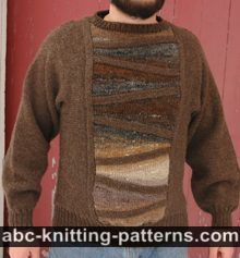 The Cubist Short Row Seamless Men's Sweater