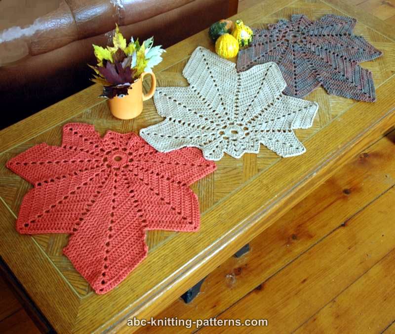 runner fall  runners patterns table crochet table trending/free and placemats