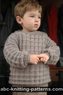 Little Boy's Cuff-to-Cuff Sweater