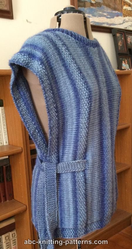 ABC Knitting Patterns - Renaissance Woman Side-Slit Tunic