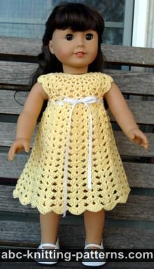 American Girl Doll Seashell Summer Dress