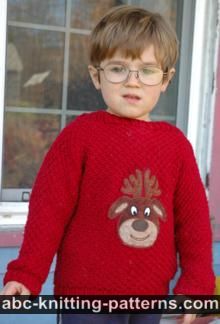 Cuff-to-Cuff Children's Christmas Sweater