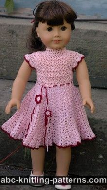 American Girl Doll Apple Blossom Dress