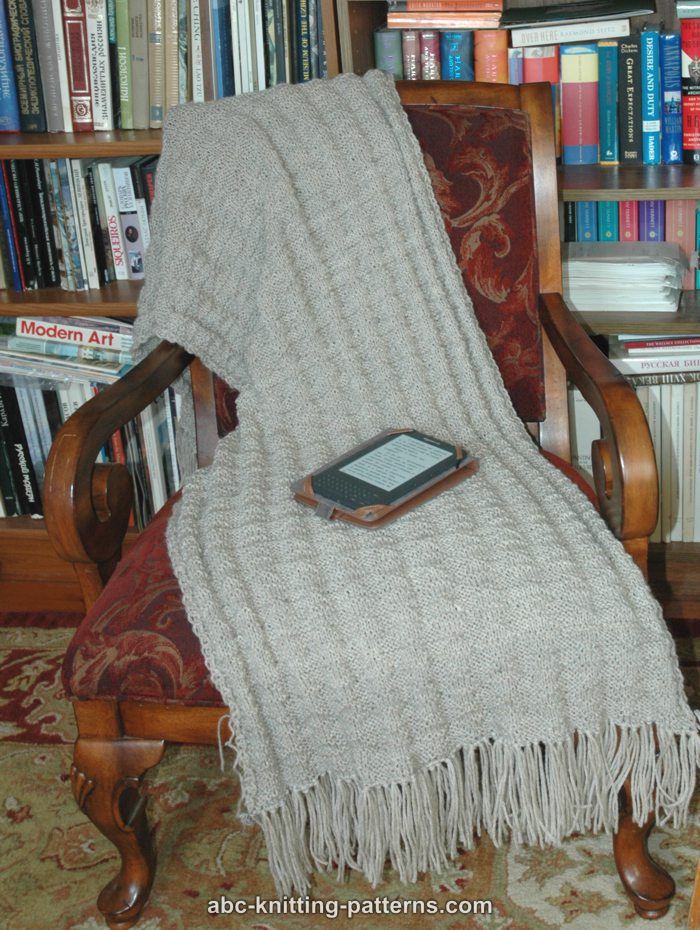 ABC Knitting Patterns - Fluted Prayer Shawl