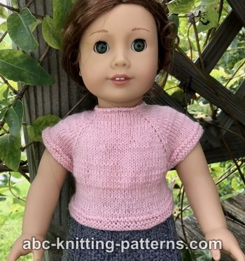 American Girl Doll Knitted Top