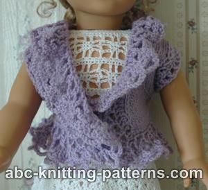 Free Knitting Pattern: LionР’В® Suede Bolero - Lion Brand Yarn