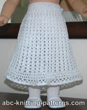 American Girl Doll Lace Skirt