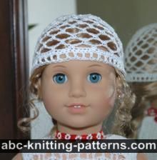 American Girl Doll Lace Hat