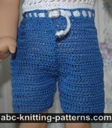 American Girl Doll Summer Shorts