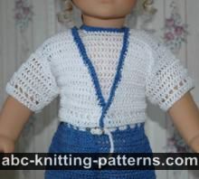 American Girl Doll Summer Cardigan