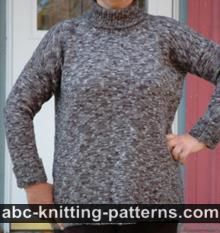 Basic Sweater with Turtleneck Collar