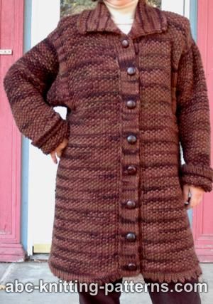 Moss Stitch Coat