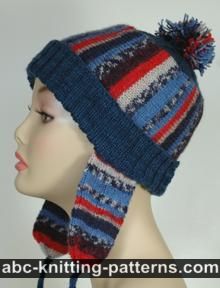 Fair Isle Earflap Hat