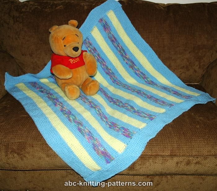 knitnscribble: Easy baby blankets to knit or crochet