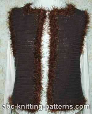 Fun Fur Crochet Vest