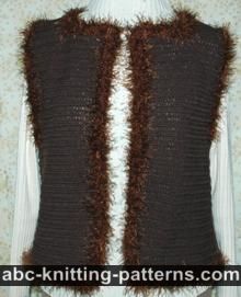 Fun Fur Crochet Vest