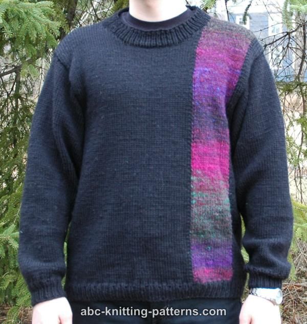 Mens pullover knitting patterns free outlet