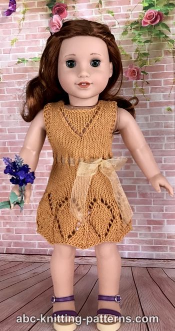 Summer Lace Dress for 18-inch Doll