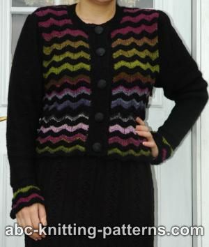 Elegant Noro Yarn Cardigan