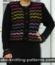 Elegant Noro Yarn Cardigan