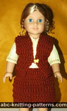 American Girl Doll Vest