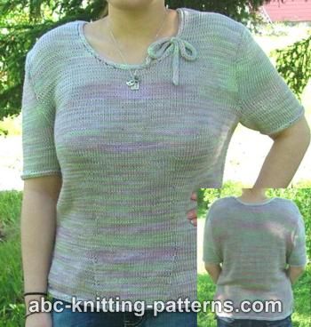 Summer Top with Applied I-Cord