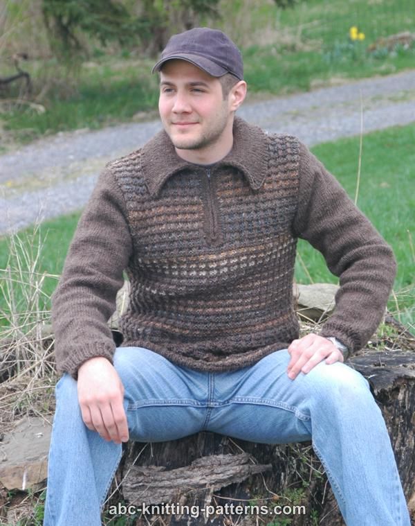 petiteknit zipper sweater man