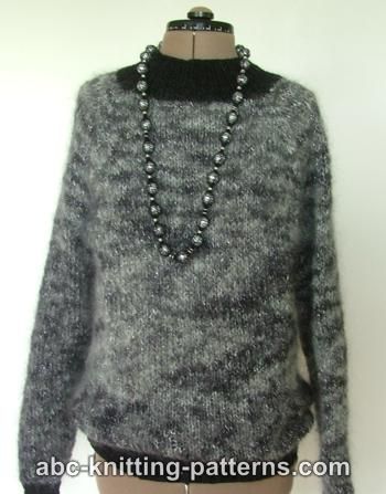 Circular Knit Mohair Sweater