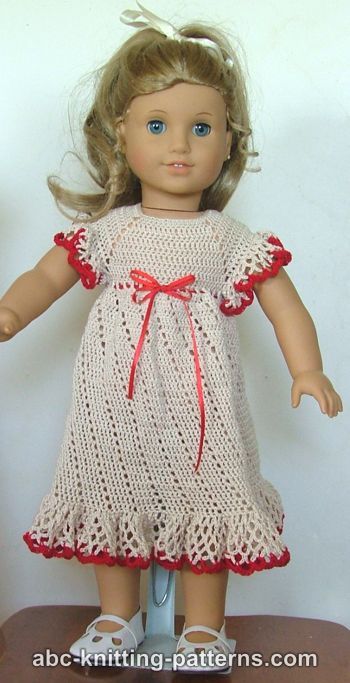 Summer Raglan Dress for 18-inch Doll