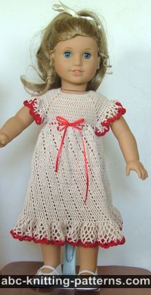American Girl Doll Summer Raglan Dress