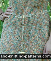 Crochet Belt with Rings 