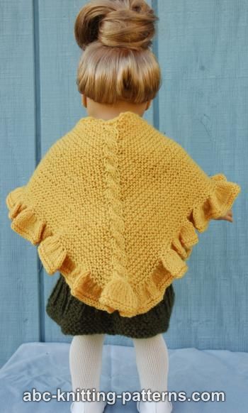 Doll Ruffle Shawl