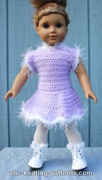 Skating Dress for 18-inch Doll