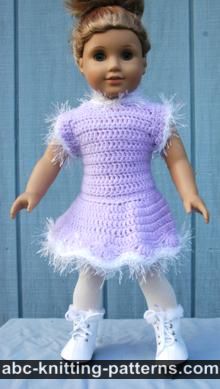 American Girl Doll Skating Dress