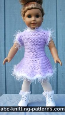 Skating Dress for 18-inch Doll