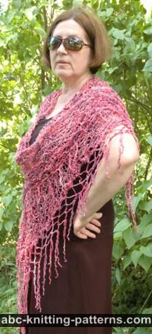 Two-Hour Shawl with Beaded Fringe