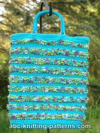 Caribbean Beaches Crochet Tote Bag